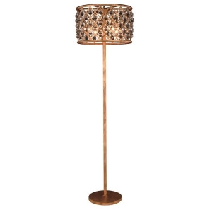 Elegant Madison 4 Light 20 Royal Cut Floor Lamp Golden Iron 1204Fl20gi-rc - All
