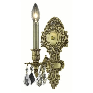 Elegant 9601 Monarch 1 Light 5 Spectra Sconce Gold/Clear 9601W5fg-sa - All