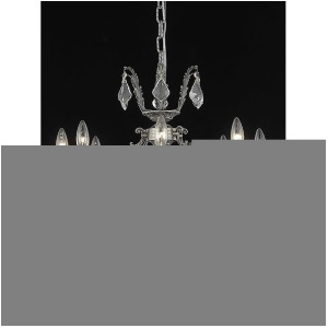 Elegant 9508 Marseille 8-Lt 24 Spectra Chandelier Pewter/Clear 9508D24pw-sa - All