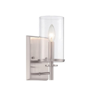 Designers Fountain Harlowe Wall Sconce Satin Platinum 87201-Sp - All