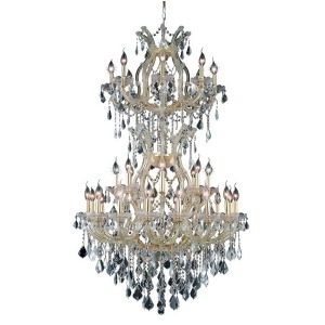 Elegant 2800 M Theresa 34-Lt 36 Spectra Chandelier Gold/Clear 2800D36sg-sa - All
