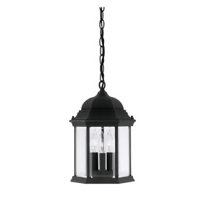 Designers Fountain Devonshire 9 Hanging Lantern Black 2984-Bk - All