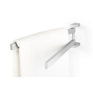 Zack Linea Towel Holder Swivelling L. 17.5 In Stainless Steel 40380 - All