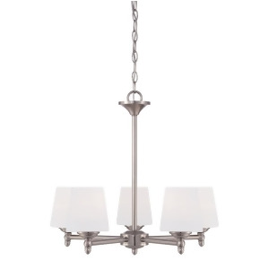 Designers Fountain Darcy 5 Light Chandelier Brushed Nickel 15006-5-35 - All