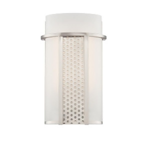 Designers Fountain Lucern Led Wall Sconce Satin Platinum Led6051a-sp - All