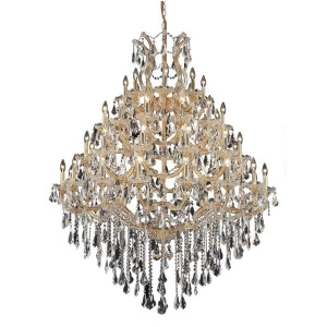 Elegant 2801 M Theresa 49-Lt 46 Royal Cut Chandelier Gold/Clear 2801G46g-rc - All