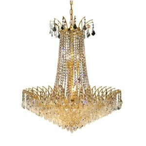 Elegant 8033 Victoria 16 Light 29 Spectra Chandelier Gold/Clear 8033D29g-sa - All