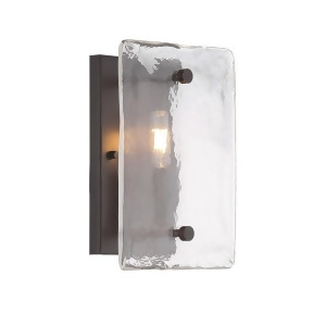 Savoy House Glenwood 1 Light Sconce English Bronze Clear 9-3045-1-13 - All