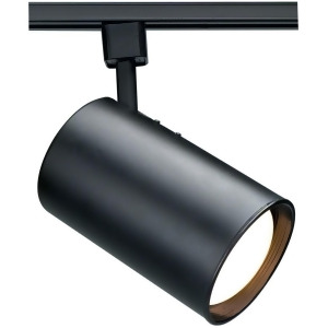 Nuvo Lighting 1 Light R30 Track Head Straight Cylinder Black Th203 - All