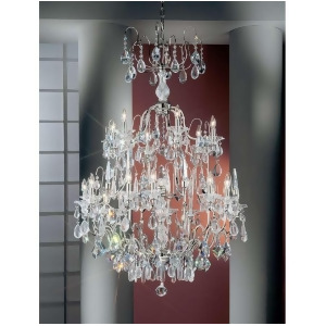 Classic Lighting Garden of Versailles Crystal Chandelier Chrome 9069Chc - All