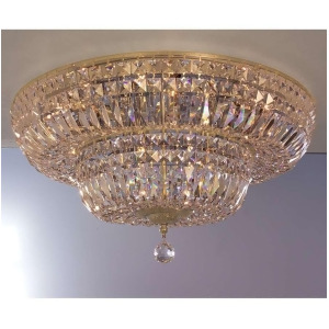 Classic Lighting Empress Crystal Flush/Semi-Flush 24k Gold Plate 53424Gsc - All