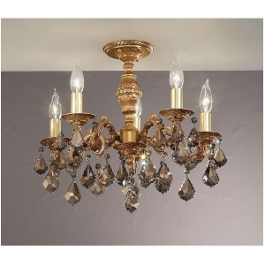 Classic Lighting Chateau Crystal Flush/Semi-Flush French Gold 57374Fgsgt - All