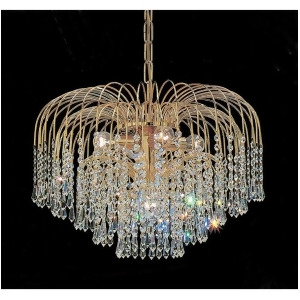 Classic Lighting Sprays Crystal Chandelier 24k Gold Plate 1041Gcp - All