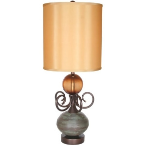Van Teal Ring O Oxana Table Lamp Olivewood/Copper 754072 - All