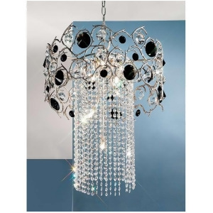 Classic Lighting Foresta Colorita Crystal Chandelier Silver Frost 10034Sfbs - All