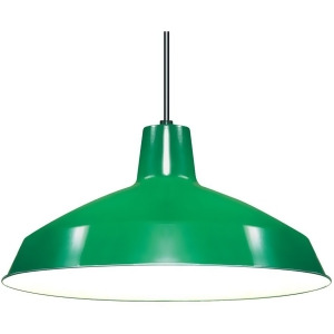 Nuvo Lighting 1 Light 16 Pendant Warehouse Shade Green Sf76-660 - All