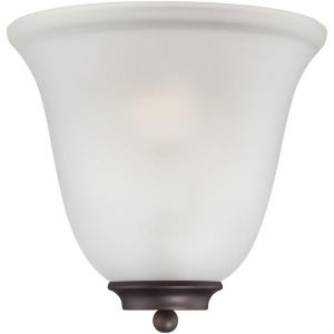 Nuvo Empire 1 Light Wall Sconce w/ Frosted Glass Mohogany Bronze 60-5375 - All