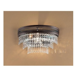 Classic Lighting Renaissance Crystal Sconce/WallBracket Matte Bronze 55512Mbc - All