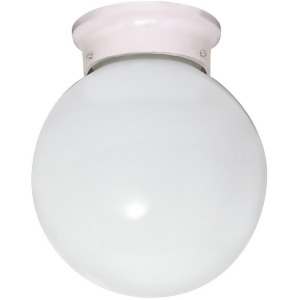 Nuvo Lighting Es 1 Light 13W 6 Ball Flush White / White Glass White 60-436 - All