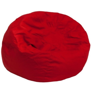 Flash Furniture Red Fabric Kids Bean Bag Red Dg-bean-large-solid-red-gg - All