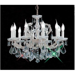 Classic Lighting Maria Theresa Crystal Traditional Chandelier Chrome 8110Chsc - All