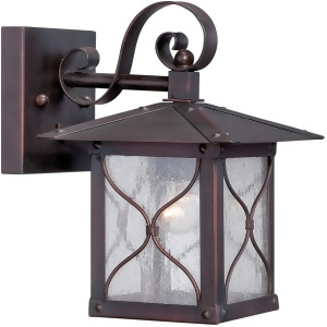 Nuvo Vega 1 Lt 6.5 Outdoor Wall Fixture Clear Glass Classic Bronze 60-5611 - All