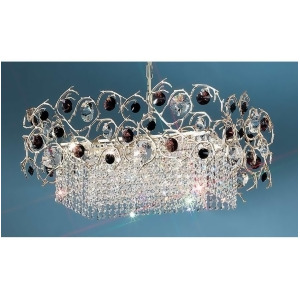 Classic Lighting Foresta Colorita Crystal Chandelier Silver Frost 10039Sfba - All