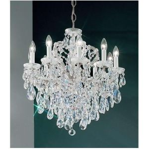 Classic Lighting Maria Theresa Crystal Traditional Chandelier Chrome 8120Chc - All