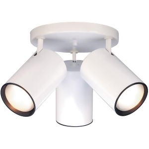 Nuvo Lighting 3 Light R30 Straight Cylinder White Sf76-422 - All