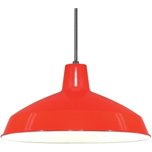 Nuvo Lighting 1 Light 16 Pendant Warehouse Shade Red Sf76-663 - All
