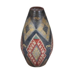 Guildmaster Terra Cotta Oval Vase Original Art 203504 - All