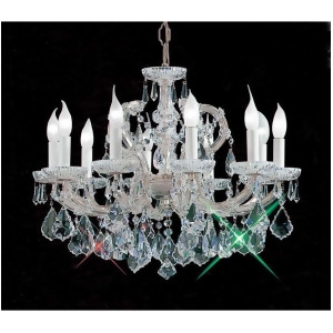 Classic Lighting Maria Theresa Crystal Traditional Chandelier Chrome 8110Chc - All