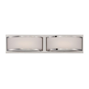 Nuvo Lighting Mercer 2 Led Wall Sconce Polished Nickel 62-312 - All