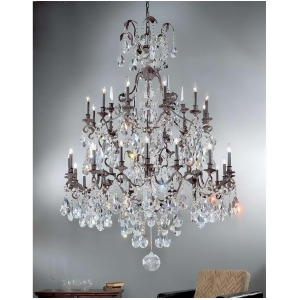 Classic Lighting Versailles Crystal Chandelier Antique Bronze 9030Abs - All
