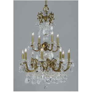 Classic Lighting Vienna Palace Crystal Chandelier Renovation Brass 69807Rnbc - All