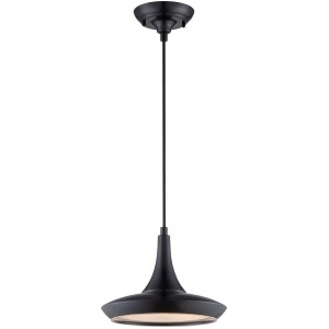 Nuvo Lighting Fantom Led Colored Pendant with Rayon Wire Black 62-443 - All