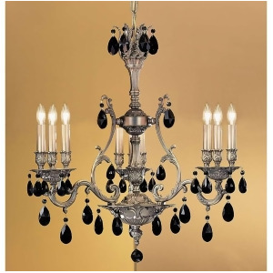 Classic Lighting Majestic Crystal Chandelier Aged Bronze 57364Agbcbk - All