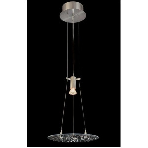 Classic Lighting Crystal Lake Crystal Pendant Satin Nickel 16063Snblk - All