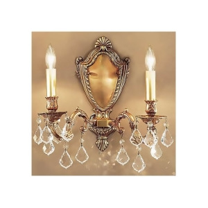 Classic Lighting Chateau Crystal Sconce/WallBracket French Gold 57372Fgcp - All
