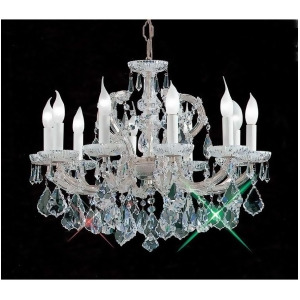 Classic Lighting Maria Theresa Crystal Traditional Chandelier Chrome 8110Chs - All