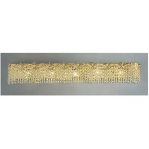 Classic Lighting Regency Ii Crystal Vanity 24k Gold Plate 1853Gs - All