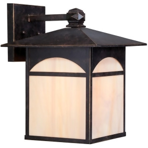 Nuvo Canyon 1 Lt 11 Outdoor Wall Fixture Honey Glass Umber Bronze 60-5653 - All