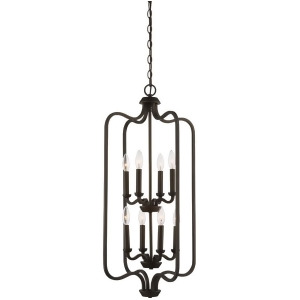 Nuvo Willow 8 light Caged Pendant Polished Nickel Polished Nickel 60-5972 - All