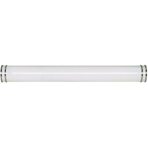 Nuvo Glamour 2 Light 49 Vanity Fluorescent 2 F32t8 Brushed Nickel 60-904R - All
