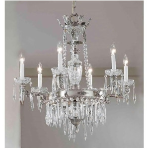 Classic Lighting Duchess Crystal Chandelier Millennium Silver 57316Msi - All