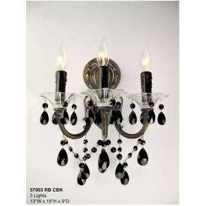 Classic Lighting Wall Sconce 57003Rbcbk - All