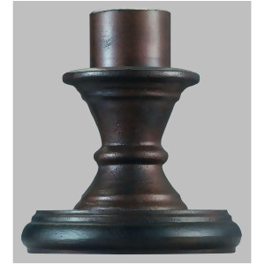 Kalco Outdoor Pier Mount Simple Spinning Design Burnished Bronze 9058Bb - All