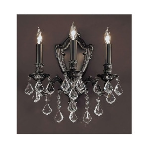 Classic Lighting Chateau Crystal Sconce/WallBracket Aged Bronze 57373Agbcp - All