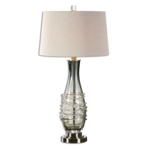 Uttermost Durazzano Gray Glass Table Lamp 26905 - All