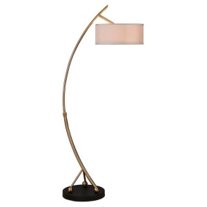 Uttermost Vardar Curved Brass Floor Lamp 28089-1 - All
